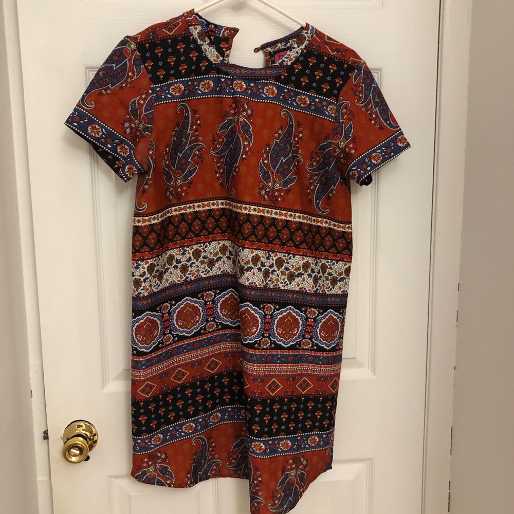 Boohoo tribal dress